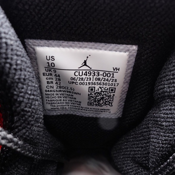 NEW Jordan True Flight Basketball Shoes CU4933-001 Black/Chrome - Picture 4 of 9